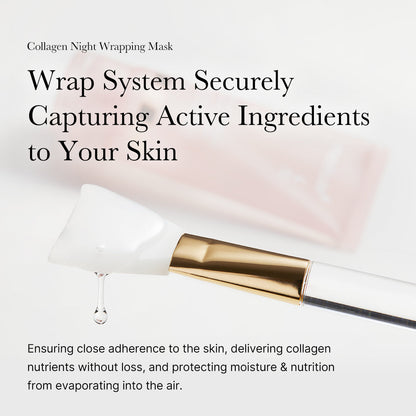 Collagen Night Wrapping Mask + Premium Brush Gift
