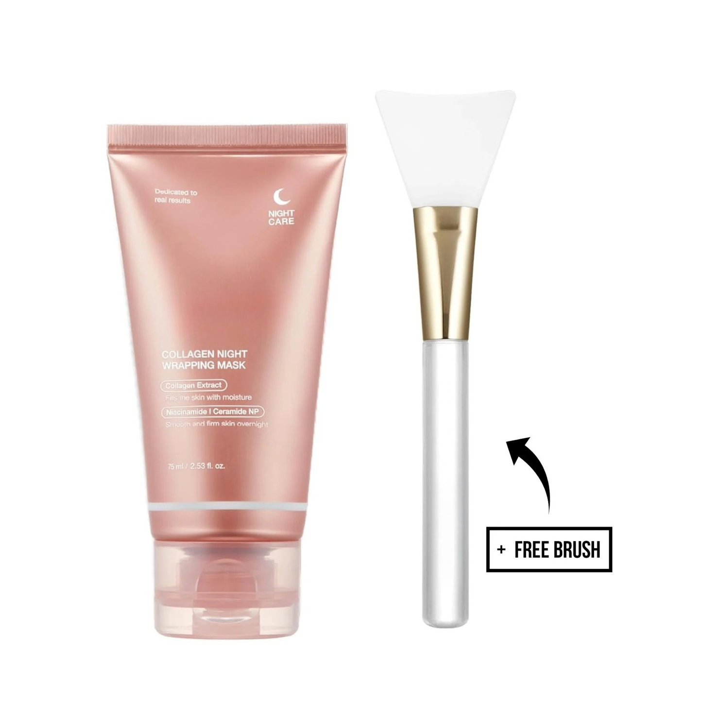 MediCB Collagen Night Wrapping Mask + Premium Brush Gift